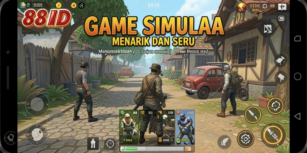 Tampilan menawan dari gameplay 88ID yang mengasyikkan.