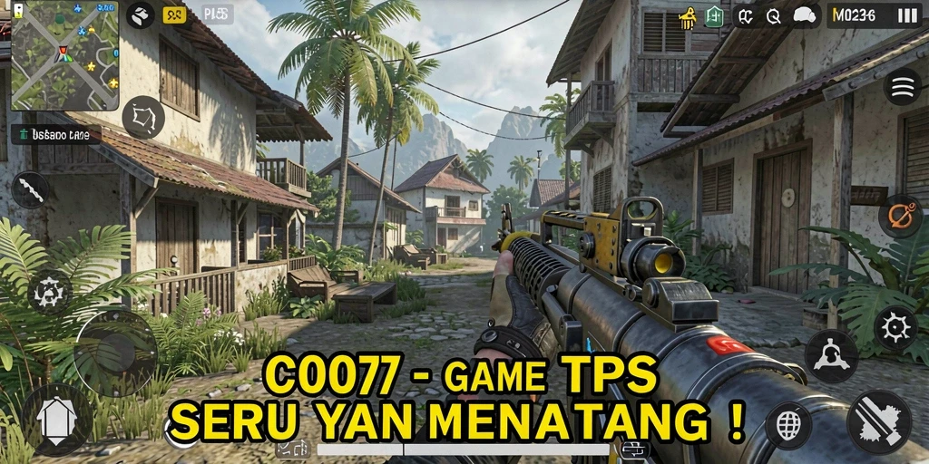 Tampilan gameplay seru C0077 dengan aksi menegangkan.