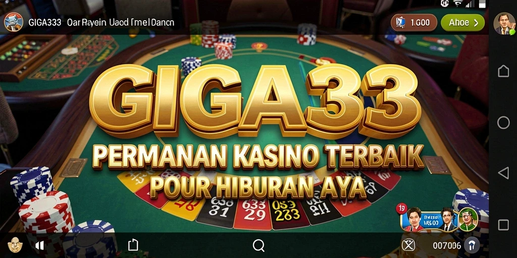 Tampilan gameplay GIGA33 yang menegangkan dan seru.