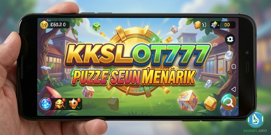 Tampilan antarmuka permainan Puzzle KKSLOT777 yang menarik dan menantang.
