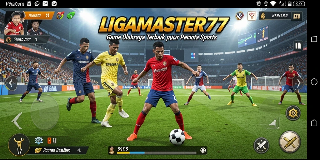 Tampilan gameplay menarik dari LIGAMASTER77 saat berkompetisi di olahraga.