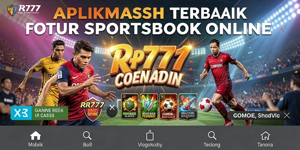 Tampilan utama screenshot RR777 dengan gameplay Sportsbook yang menarik.